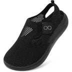 Xihalook Womens Flat Sandals Closed Toe Summer Breathable Mesh Sandals For Beach Travel Casual Walking Shoes Zero Drop Wide Barefoot Shoes