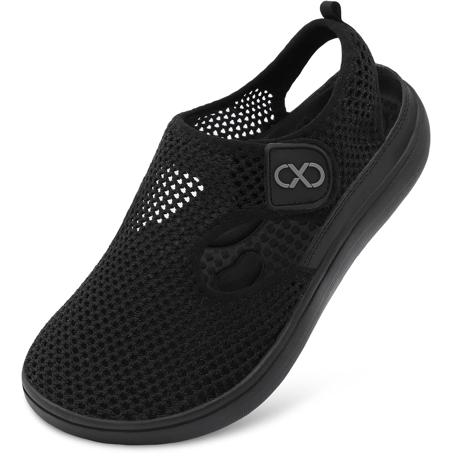 Xihalook Womens Flat Sandals Closed Toe Summer Breathable Mesh Sandals For Beach Travel Casual Walking Shoes Zero Drop Wide Barefoot Shoes