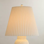 10" Top X 17" Bottom X 14 1/2" High X 14 3/4" Slant Lamp Shade (Pre-Assembled) Replacement Large Ivory White Bell Round Traditional Pleated Spider Harp Finial