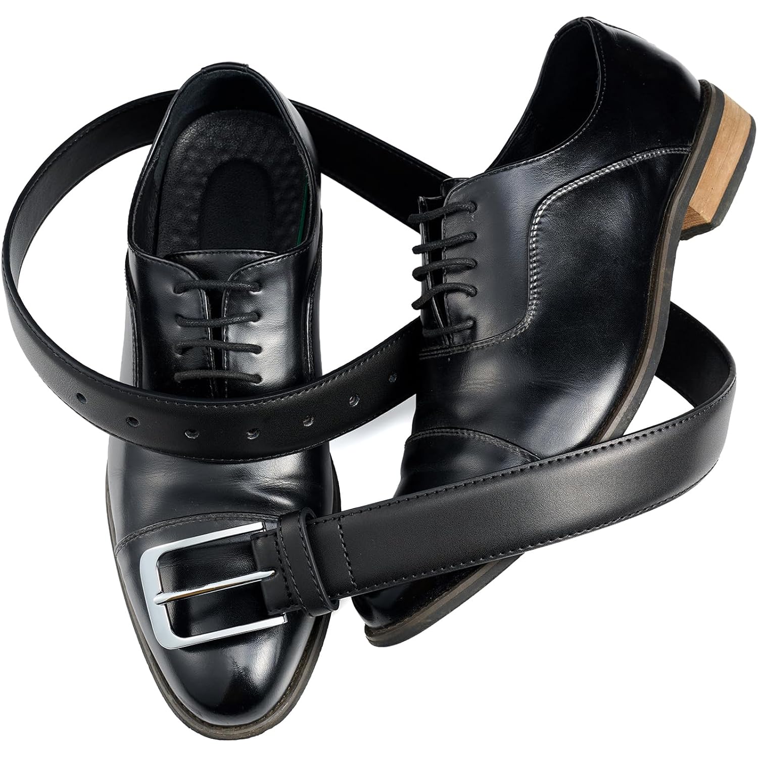 Bighake Men'S Genuine Leather Dress Belt, Handmade Leather Jeans Belt For Men Work Business And Casual