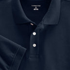 Lands' End Essentials Women's Short Sleeve All Day Comfort Polo Shirt - 100% Cotton Won't Shrink Pill Fade
