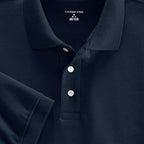 Lands' End Essentials Women'S Short Sleeve All Day Comfort Polo Shirt - 100% Cotton Won'T Shrink Pill Fade