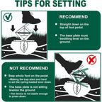 Mole Trap Scissor 2 Pack, Upgraded Mole Traps For Lawns That Kill Best, Galvanized Steel Mole Killer, Step Setup