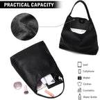 Slouchy Hobo Bags for Women Made of Genuine Leather Soft Shoulder Handbags Perfect for Work Travel and School