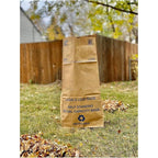 30 Gallon Lawn & Leaf 2-Ply Heavy-Duty Yard Waste Compost Refuse Paper Bags, Eco-Friendly, Tear Resistant, Self Standing, Biodegredable, Made In Usa, 10 Count