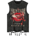 Verdusa Men'S Y2K Graphic Tees Grunge Hippie Distressed Tank Top