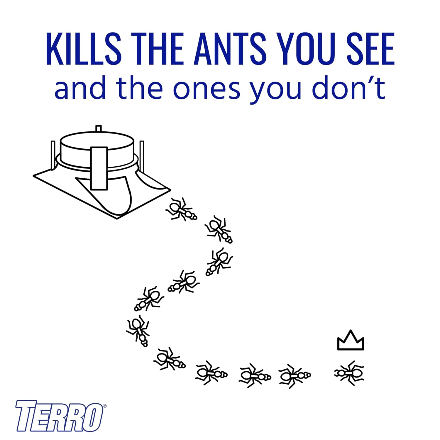 Terro T1804-6 Outdoor Ready-To-Use Liquid Ant Bait Killer And Trap - Kills Common Household Ants - 4 Bait Stations | Ready-To-Use Ant Killer Traps, Kills Common Household Ants Including Acrobat, Crazy, Ghost And Little Black Ants