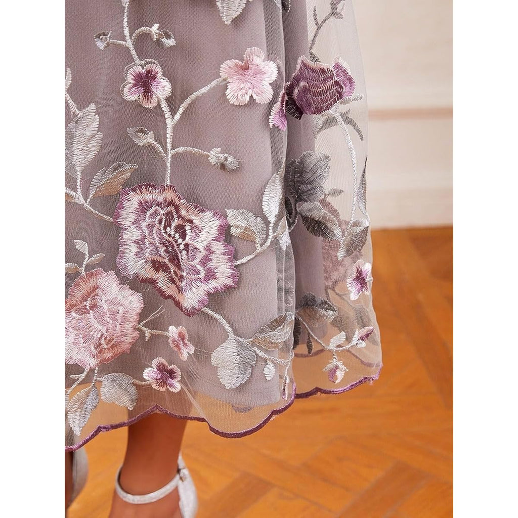 Women'S Maxi Dresses 2 Piece Outfit Wedding Guest Cocktail Tea Party Dress Ruffle Lace Floral Casual Formal Evening Dress