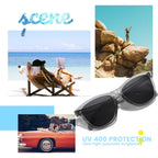 Sunglasses Womens Polarized Sunglasses for Mens Womens Retro Mirror Lens for Driving Fishing UV400 Protection