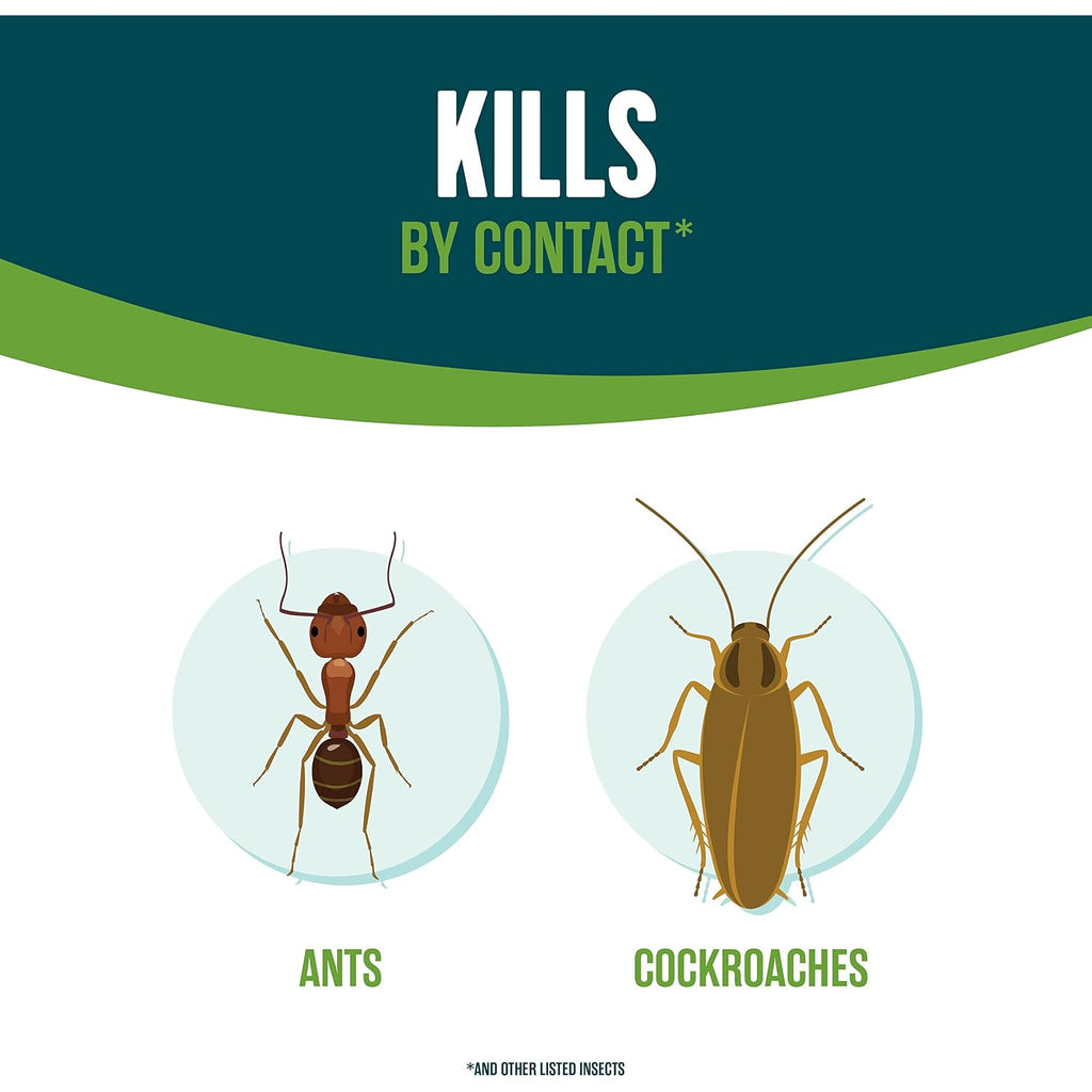 Ecologic Home Insect Control Ready-To-Use Spray, 64 Ounces | Kills Ants, Roaches And Spiders By Contact, For Indoor & Outdoor Use, Formulated With Lemongrass Oil And Cornmint Oil