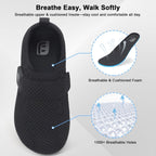 Joinfree Walking Shoes Women & Men Wide Toe Box Zero Drop | Diabetic Friendly Adjustable Upper Non Slip Grip Breathable Comfort Swollen Feet Pregnancy Elderly