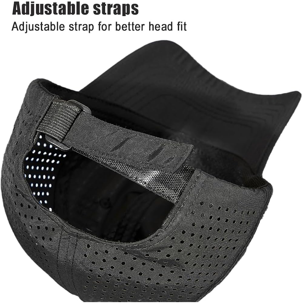 Quick Dry Baseball Cap For Men Women Adjustable Mesh Breathable Upf50+ Outdoor Sports Snapback Golf Cap