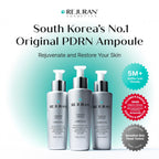Rejuran® Turnover Ampoule, C-Pdrn® – Original Salmon Dna Pdrn Face Serum For Rejuvenation, Firming, Hydration & Youthful Glow, Refines Skin Texture. Korean Skincare (1.01 Fl Oz)