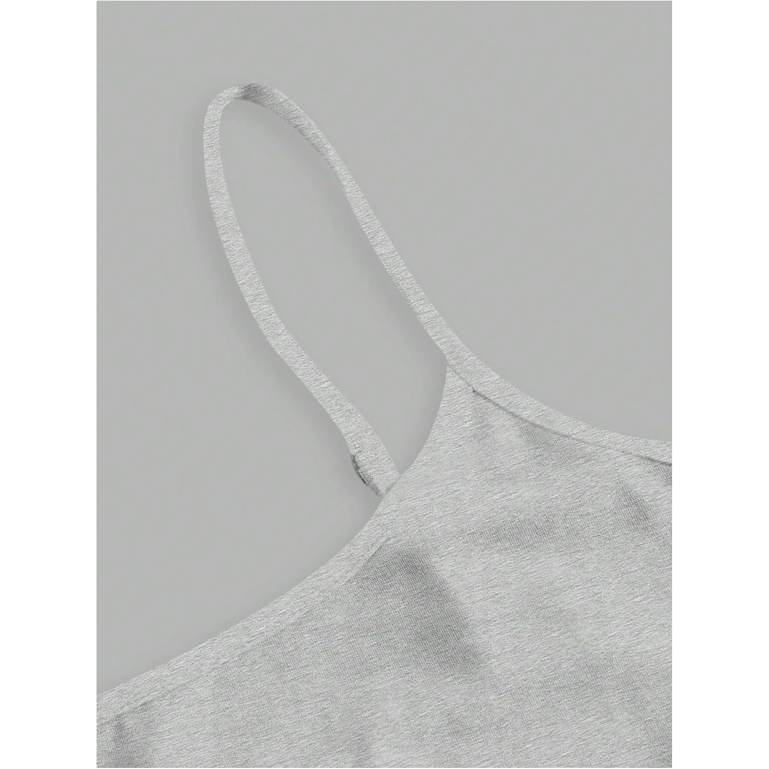 SOLY HUX Women's Sleeveless Crop Camisole 3 Packs Spaghetti Strap Tank Tops Slim Fit Cami Shirts