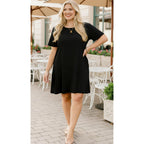 Elescat Plus Size Summer Dresses For Women Casual Short Sleeve Pockets Loose Oversized T Shirt Sundress 2026