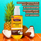 Palmer'S Brazilian Coco Hot Mama Firming Kit, Coconut Oil Formula Skin Care Duo With Firming Body Cream (8.8 Oz) + Body Oil (6.6 Fl Oz) Helps Tone Bum, Belly & Thighs, Provides 48 Hour Moisture
