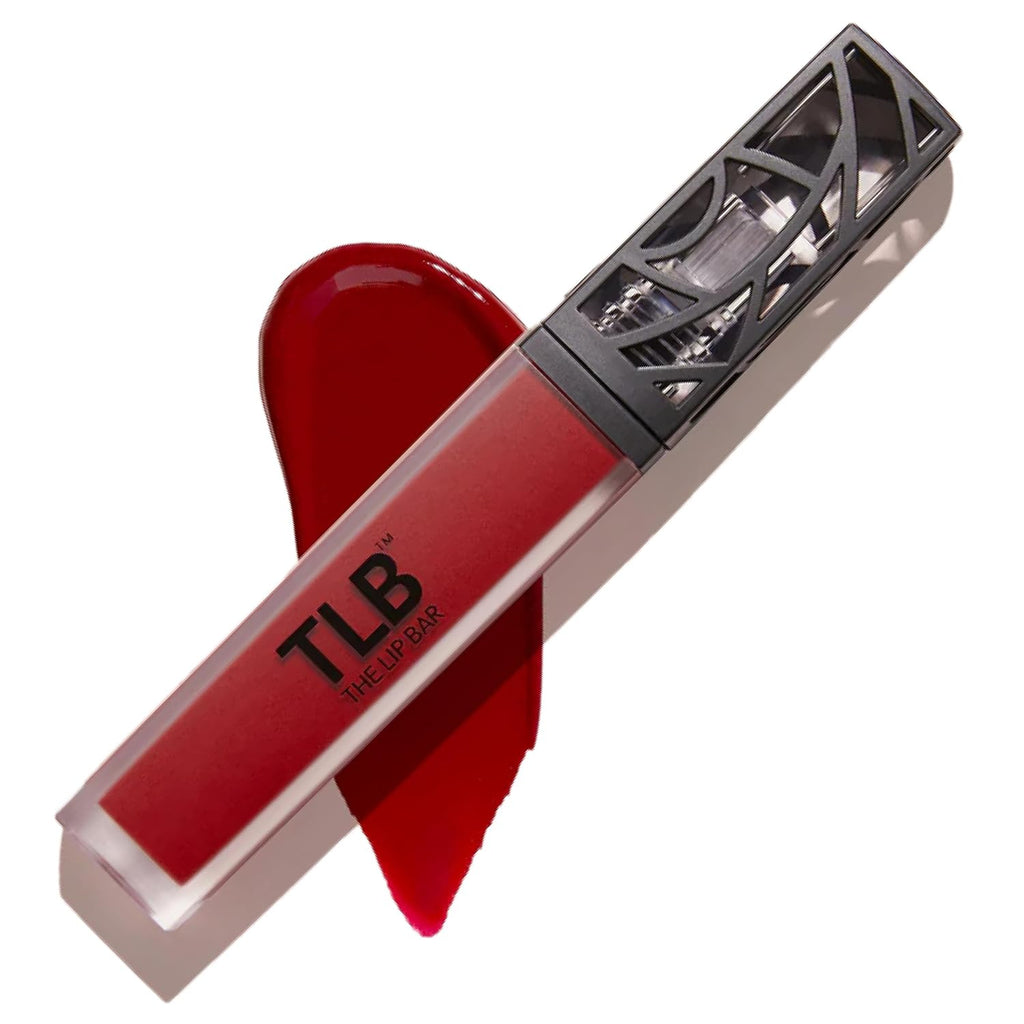 The Lip Bar - Nonstop Liquid Matte Lipstick, Bawse Lady (Blue Red) - High Pigment - One Swipe - Long Lasting - Jojoba Oil, Vitamin E - Vegan, Gluten Free, Cruelty Free - Makeup & Cosmetics - .24 Fl Oz