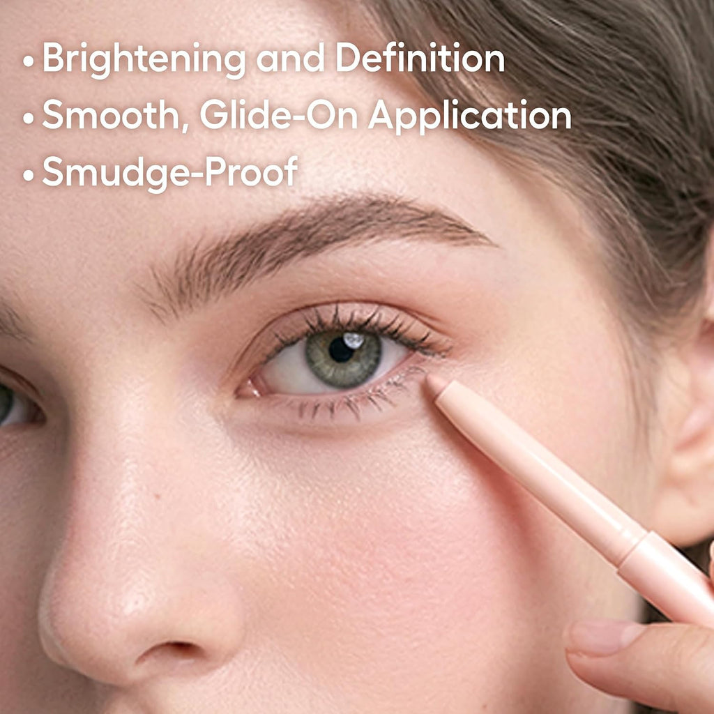 Colorgram Under Eye Highlighter Stick 03 Real Tone | Silky-Smooth Long-Lasting Highlighter & Contouring Stick For Smudge-Proof, Shining Daily Makeup | K-Beauty Face Highlighters & Luminizers