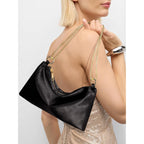 Women'S Evening Handbag Satin Shoulder Bag Purse For Prom Engagement Cocktail Party Wedding