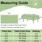 misaya 4 Packs Buffalo Disposable Table Cloth, 54 x 108 Inch Waterproof Plastic Tablecloth, Rectangle Red and White Checkered Table Covers for Picnic, Birthday, Party