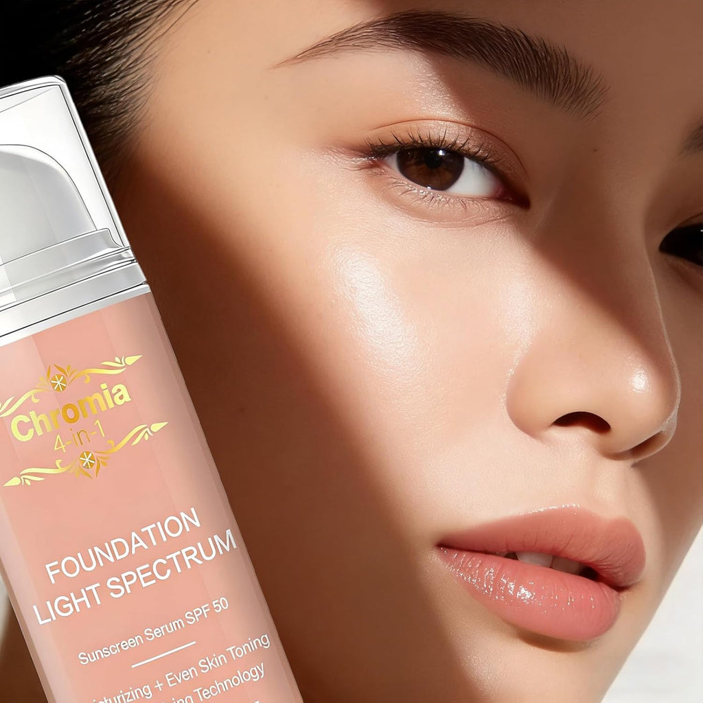 Adaptive Foundation - Color-Changing Liquid Makeup with SPF 50 & Hydrating Concealer - Long-Lasting, Water-Resistant, Natural Demi-Matte Finish - 1.05 fl oz