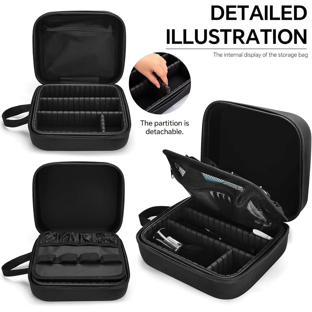 14Pcs Hair Cutting Kit With Barber Bag, Haircut Scissors, Barber Cape With Adjustable Neck Size&Neck Duster Brush, Profesional Barber Accessories For Barber/Salon/Home