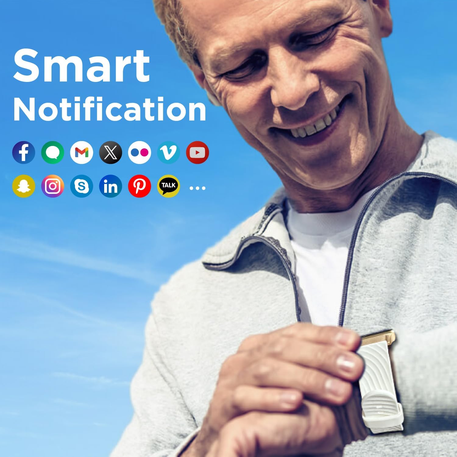 Motorola Moto Watch 70 - Health and Fitness Bluetooth Smartwatch for Every Day Wear, Advanced Health Features, Up to 10 Days Battery Life - Compatible with Android and iOS - Rose Gold