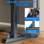 Rfiver Table Top TV Stand with Height Adjustable TV Legs, TV Stands Base with Cable Management for Most 37 to 86 90 Inch Flat or Curved TVs, Steel TV Feet Holds up to 150 lbs, Max VESA 800x600mm