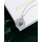 FANCIME Tree of life Birthstone necklace Sterling Silver Pendant Birthstone Necklace Gemstone Anniversary Birthday Jewelry Mothers Day Gifts for Mom Her Wife