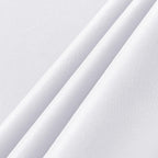 sancua 2 Pack White Tablecloth 60 x 102 Inch, Rectangle 6 Feet Table Cloth - Stain and Wrinkle Resistant Washable Polyester Table Cover for Dining Tables, Buffet Parties and Camping