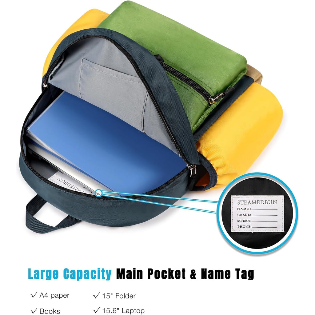 Steamedbun Kids Backpack For Boys 6-8: Toddler Backpack For Preschool Kindergarten - Boys Backpacks For Elementary 4-6