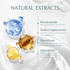 5 Pairs Hand Mask with Niacinamide, Deeply Moisturizing Hydrating Hand Masks for Dry Cracked Skin with Shea Butter, Dead Skin Remove, Easy to Use Exfoliating Glove Design for Women Men