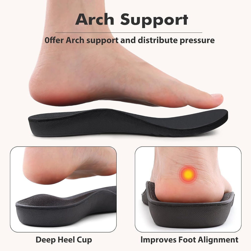 Women'S Orthopedic Slippers With Arch Support Adjustable Open Toe House Shoes For Plantar Fasciitis