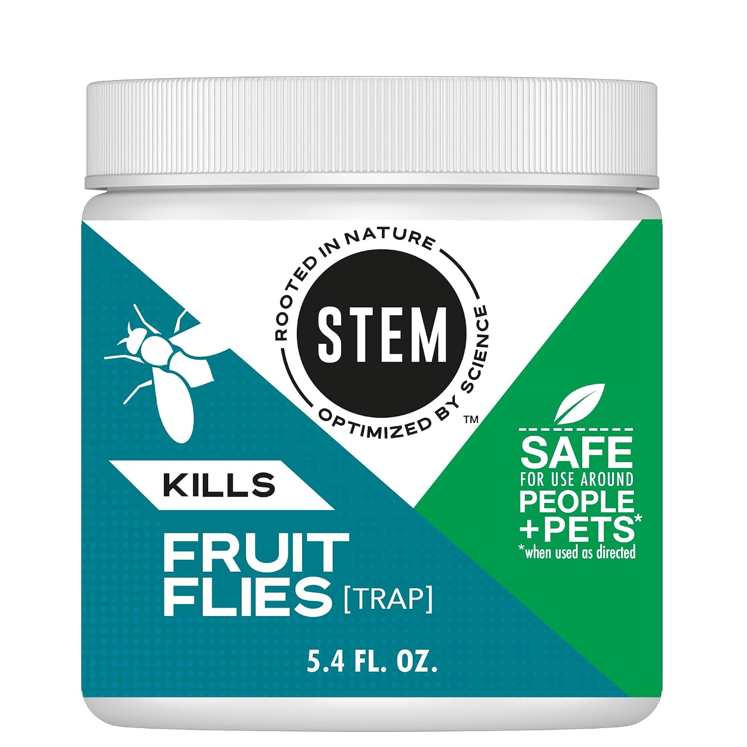 Stem Kills Fruit Fly Trap: Fruit Fly Catcher With Botanical Extracts; 5.4 Fl Oz (Pack Of 1)