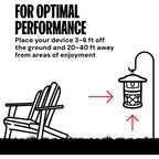 Dynatrap Dt2030Sr Fly Traps Outdoor - Mosquito & Flying Insect Killer For 1 Acre – Kills Mosquitoes, Flies, Gnats, Wasps - Bug Zapper Alternative - Black