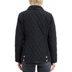 Michael Kors Womens Diamond Quilted Jacket For Women, Stylish Lightweight Jacket With Trim Detail