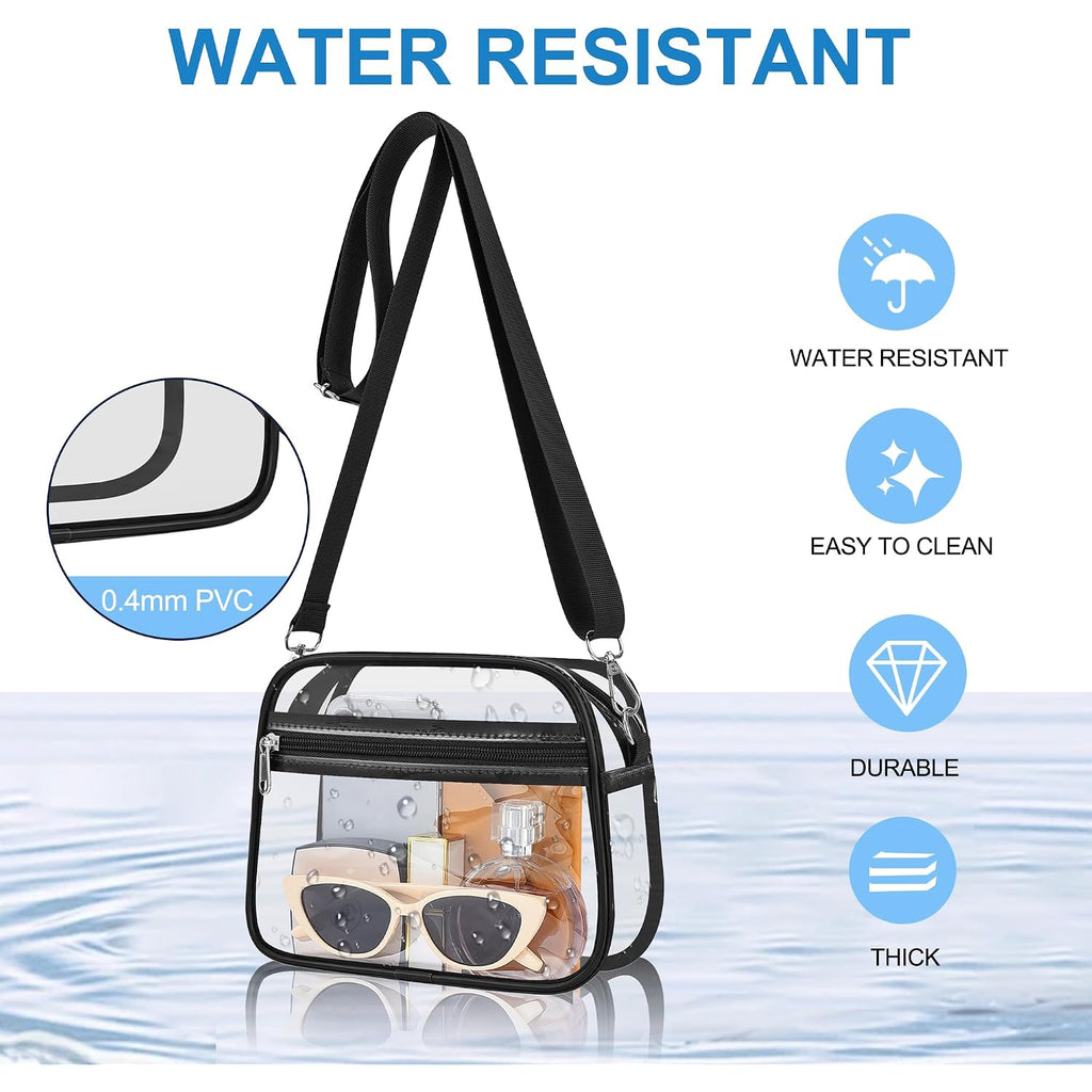 Clear Bag For Stadium Events - Stadium Approved Small Mini Clear Purse, Women'S Top-Handle Handbags For Sports Concerts