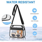 Clear Bag For Stadium Events - Stadium Approved Small Mini Clear Purse, Women'S Top-Handle Handbags For Sports Concerts