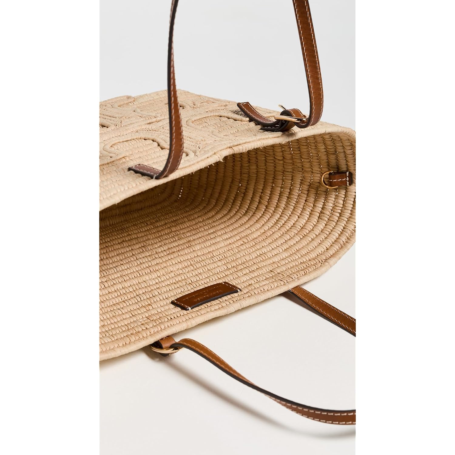 Tory Burch Women'S Ella Structured Straw Small Tote