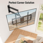 Elived Long Arm Tv Mount For Most 42-75 Inch Tvs, 32" Long Extension Arm Corner Tv Wall Mount, Articulating Wall Mount Tv Bracket Swivel And Tilt, Holds Up To 99 Lbs. Max Vesa 600X400Mm