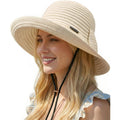 FURTALK Women's Wide Brim Sun Hat Ladies UPF80+ UV Protection Foldable Beach hat
