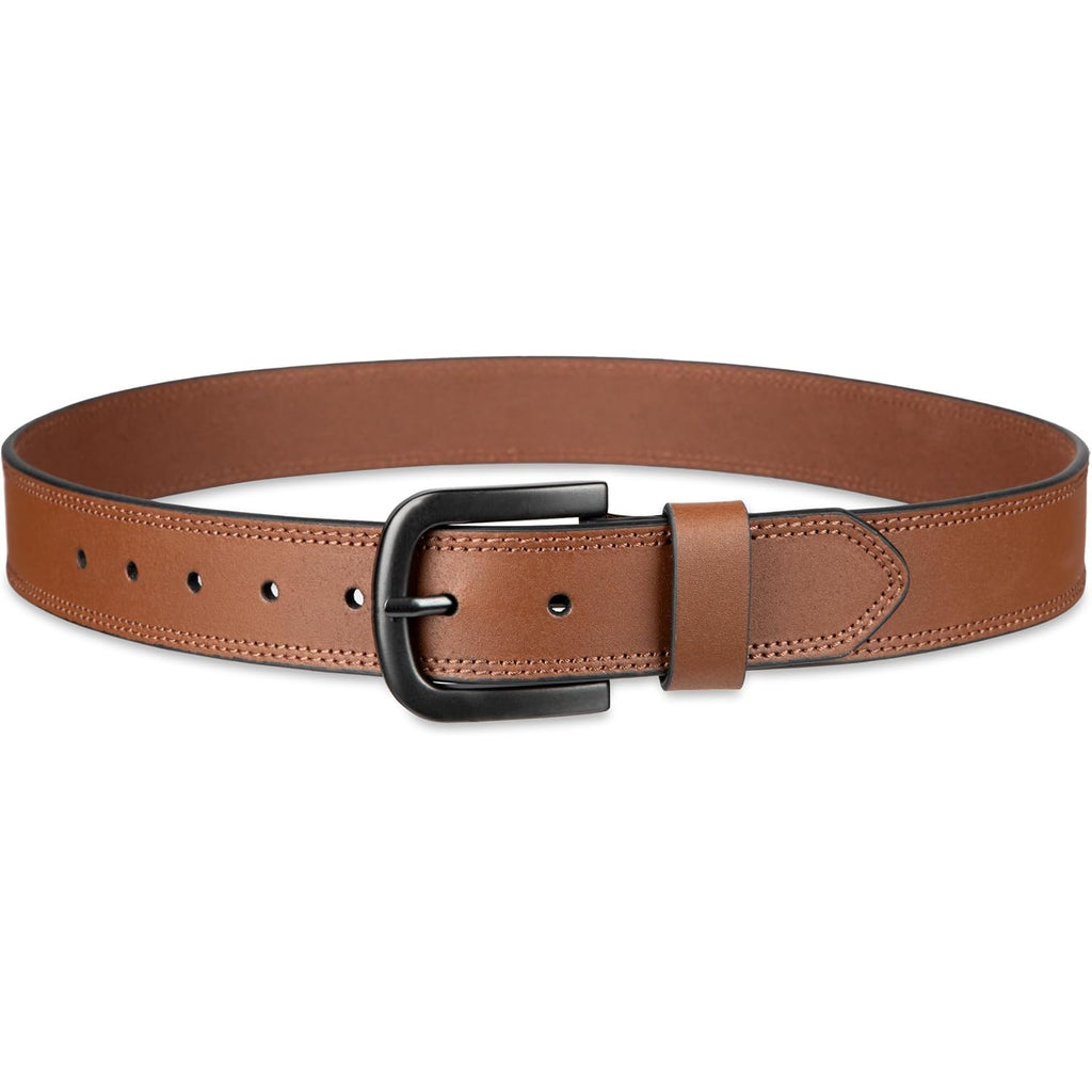 Dickies Mens Genuine Leather Belt – Durable Casual Style, Regular & Big And Tall Sizes