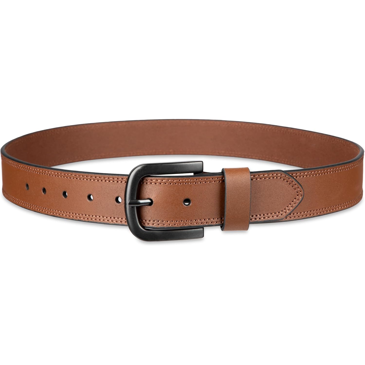 Dickies Mens Genuine Leather Belt – Durable Casual Style, Regular & Big And Tall Sizes