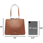 Calvin Klein Women'S Garnet Triple Compartment Tote