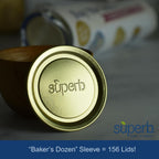 Superb Canning Lids – Regular Mouth Mason Jar Lids – Baker’S Dozen/Bulk Package Of 156 Lids – Made In The Usa