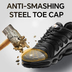 Steel Toe Shoes For Men Women Comfortable Lightweight Safety Work Shoes For Men Women Composite Toe Safety Sneakers Slip Resistant Indestructable Construction