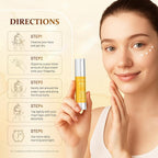 Retinol Eye Cream For Dark Circles & Puffiness – Hydrating & Moisturizing Under Eye Treatment For Wrinkles, Fine Lines & Eye Bags, Gold Formula For Smooth, Revitalized Skin, 0.67 Fl Oz