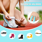 Mudder 16 Pieces Foam Toe Spacers for Feet Women 3 Layer Foam Toe Separators for Overlapping Women Men Relief Friction Hammer and Prevent Corns