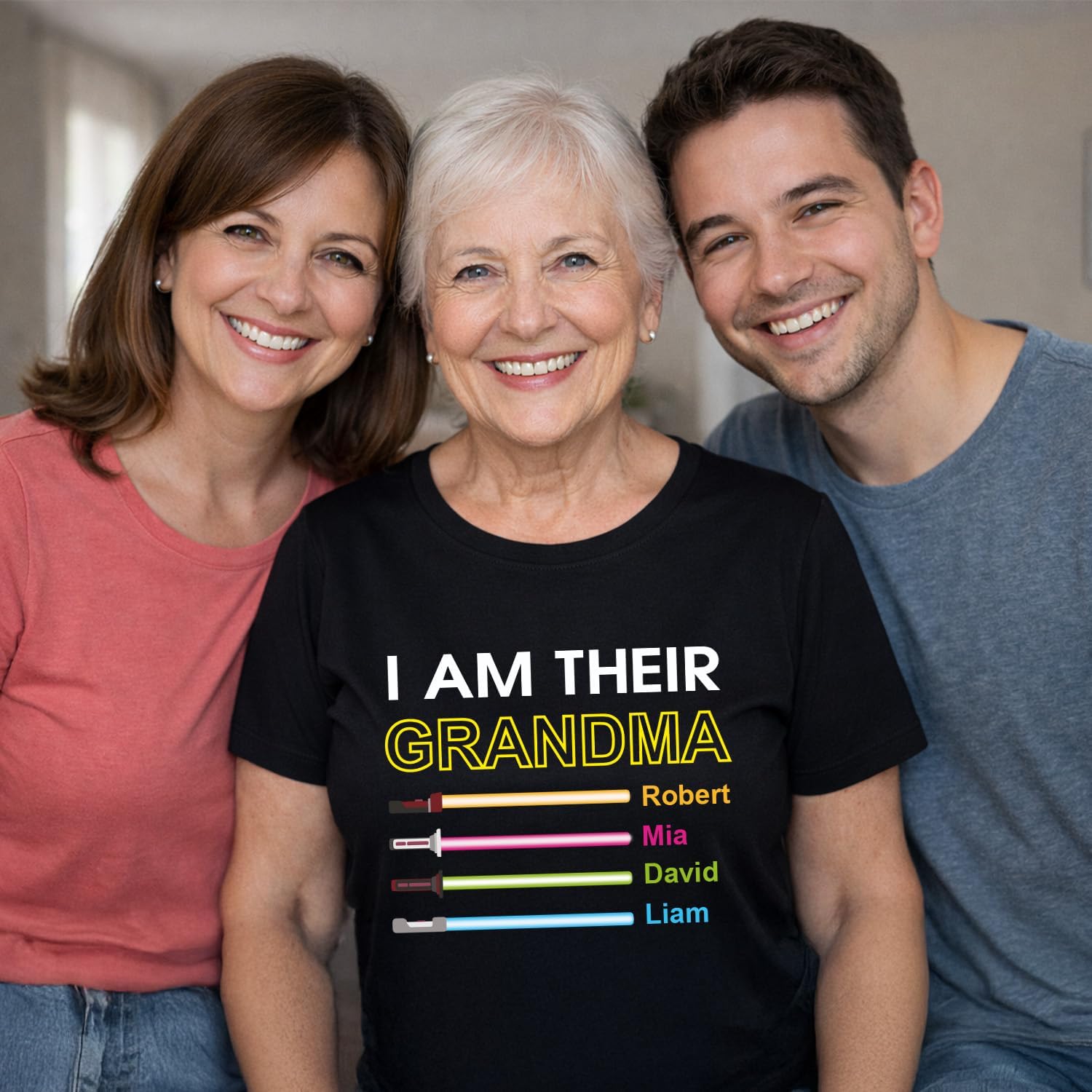 Personalized I Am Your Their Father Shirt, Dad Gift, Custom Stars Tshirts For Daddy, Tee Gifts For Husband, Dad, Papa From Daughters Son Wife, Christmas, Fathers Day & Birthday Present