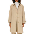 Orolay Women'S Single Breasted Trench Coat Mid Long Classic Lapel Windproof Slim Outerwear Coats